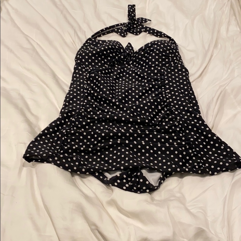 Vintage Inspired Polka Dot One Piece